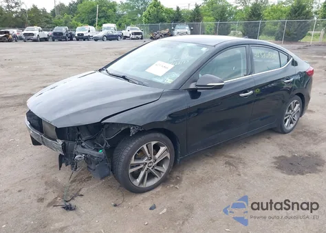 2017 Hyundai Elantra Limited from USA, damaged, VIN 5NPD84LF5HH026416
